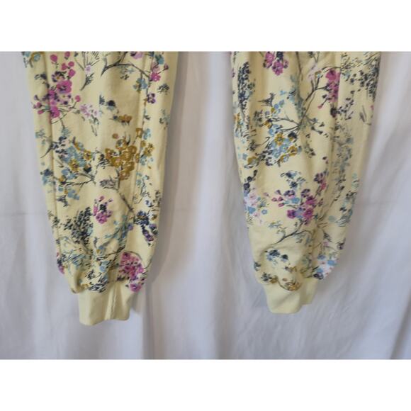 Cinq à Sept Parker Sakura *IN Yellow Floral Giles 2 Piece Set Small Top Joggers - Picture 8 of 16
